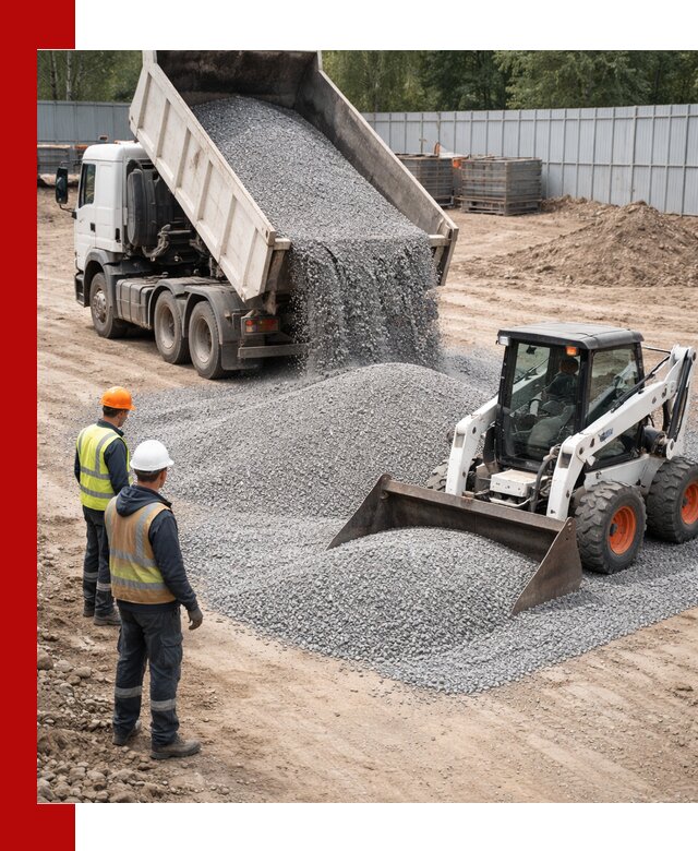 Доставка и продажа гранитного щебня фракции 0-5 в Уссурийске