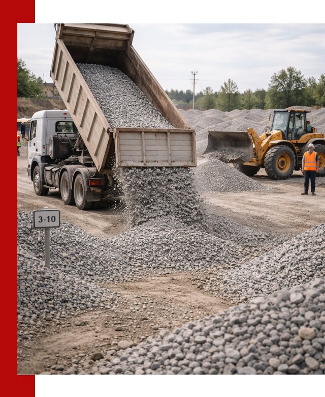 Гранитный щебень фракции 3–10: доставка и продажа в Уссурийске