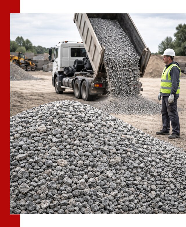 Доставка и продажа гранитного щебня фракции 5-20 в Уссурийске