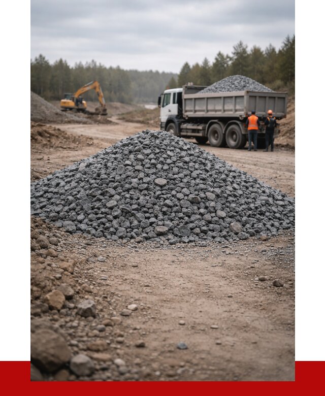 Щебень габбро диабаз фракция 40-70 в Уссурийске от 2268 р-ПРОНЕРУДСср