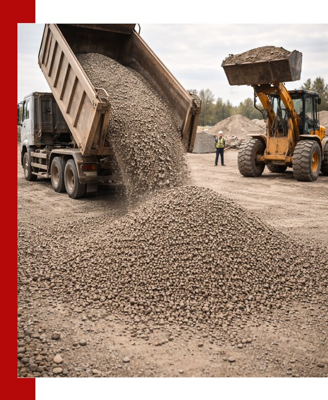 Гравийный щебень фракция 3–10 с доставкой в Уссурийске