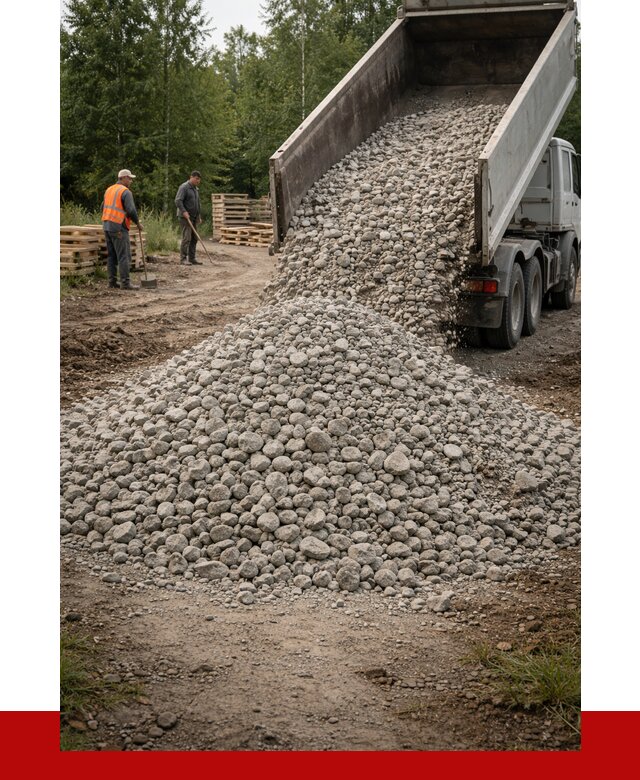 гравийный щебень фракция 70-120 в Уссурийске от 2526 р. ПРОНЕРУДСср