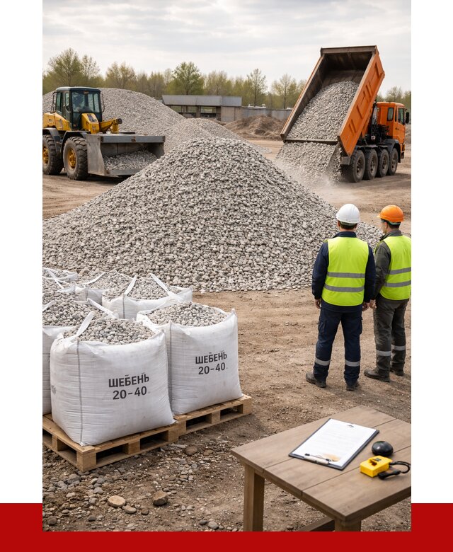 Известняковый щебень 20-40 в Уссурийске от 2165 р. ПРОНЕРУДСср