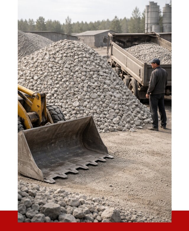 Известняковый щебень фракция 40-70 в Уссурийске от 4330 р. | ПРОНЕРУДСср