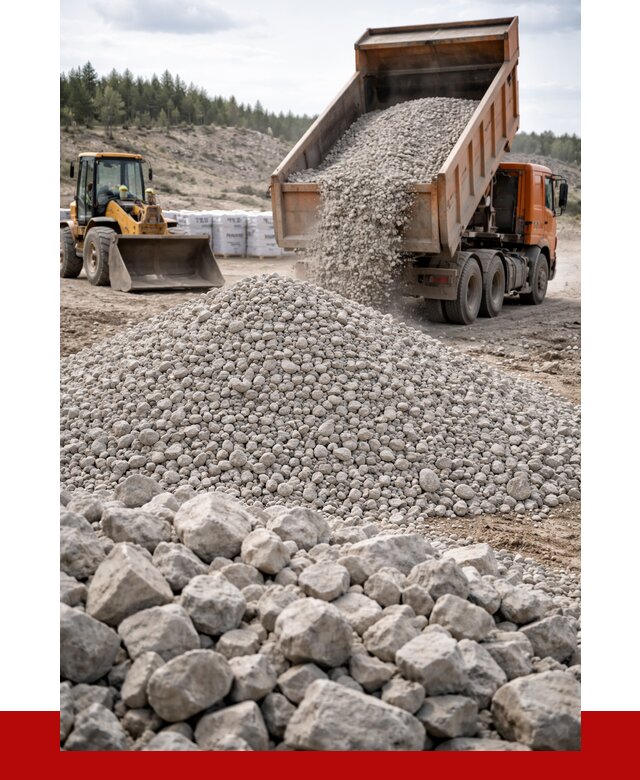 Доломитовый щебень фр. 20-40 в Уссурийске от 4330 р. | ПРОНЕРУДСср