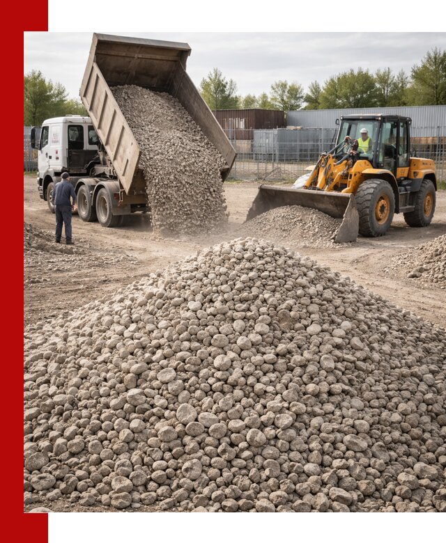 Доломитовый щебень фракции 20–41 с доставкой в Уссурийске