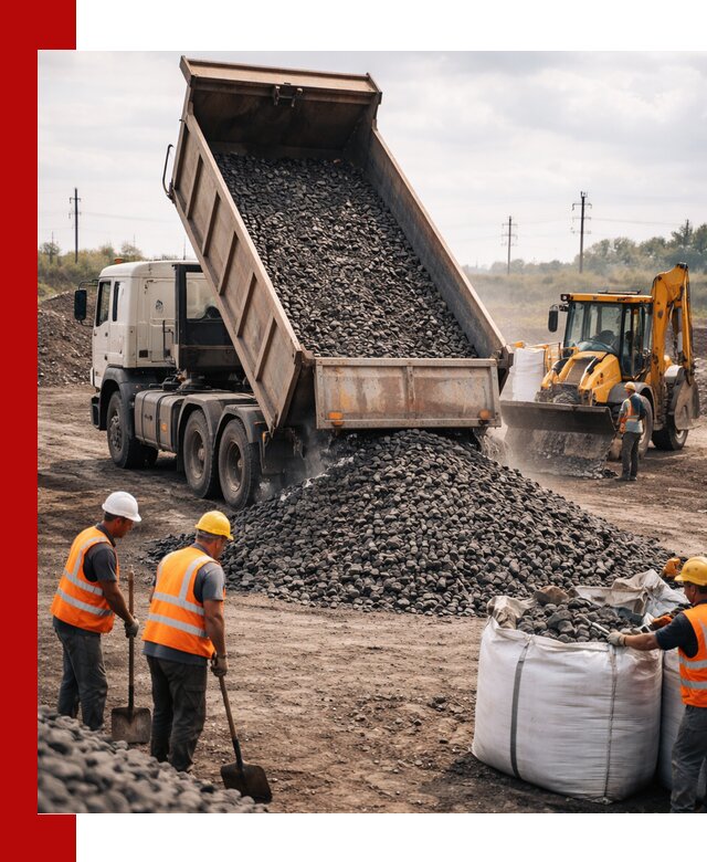 Шлаковый щебень фракция 40-70 с доставкой в Уссурийске