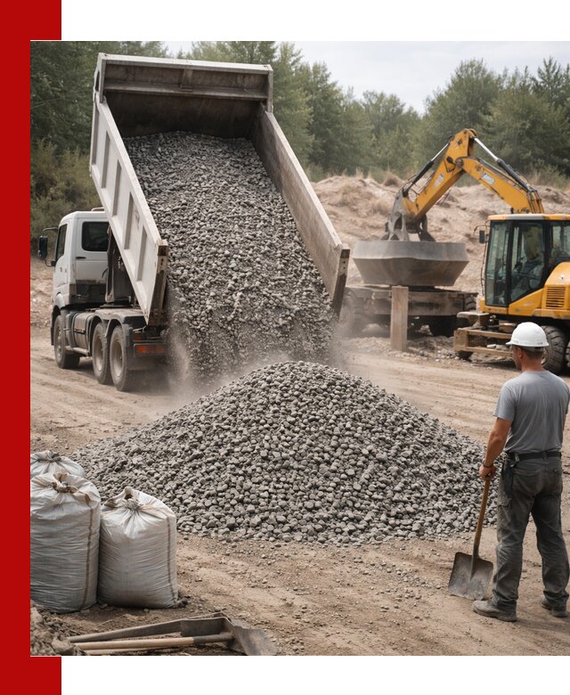 Доставка и продажа бетонного щебня в Уссурийске
