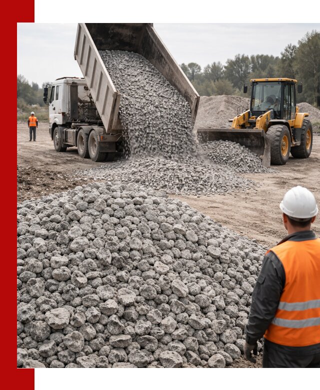 Доставка бетонного щебня фракции 20-40 в Уссурийске