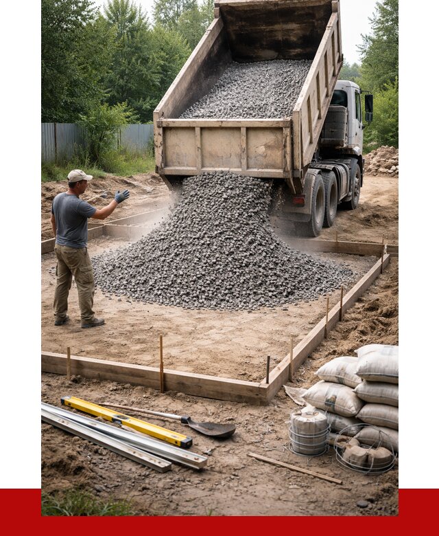 Купить щебень для фундамента в Уссурийске от 4640 р. | ПРОНЕРУДСср