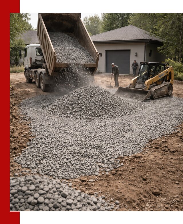 Щебень для парковки в Уссурийске: доставка и укладка качественного материала