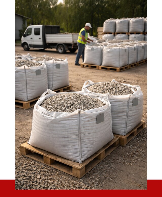 Щебень в мешках с доставкой в Уссурийске от 4330 р. | ПРОНЕРУДСср