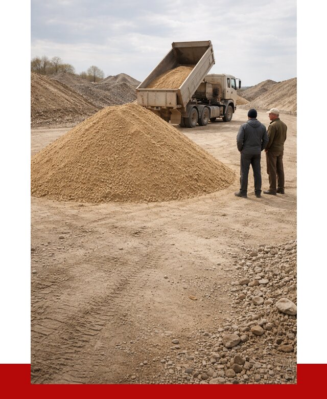 Карьерный песок крупнозернистый в Уссурийске от 8764 р | ПРОНЕРУДСср