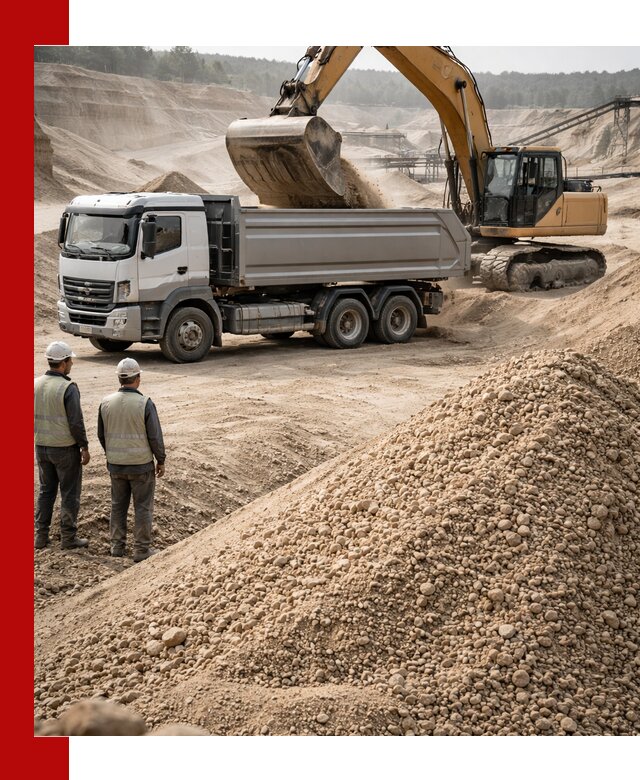 Карьерный крупнозернистый песок с доставкой в Уссурийске