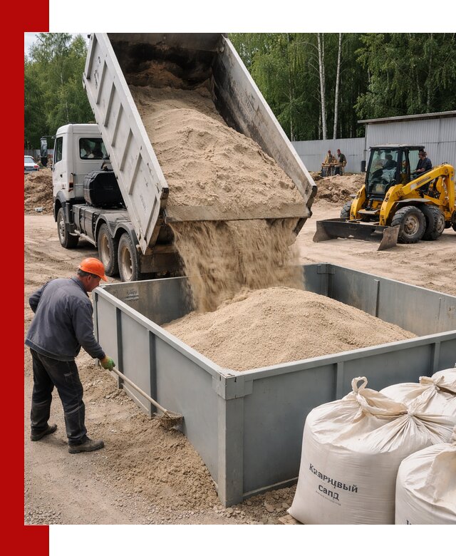 Кварцевый песок для фильтра в Уссурийске — доставка и качество