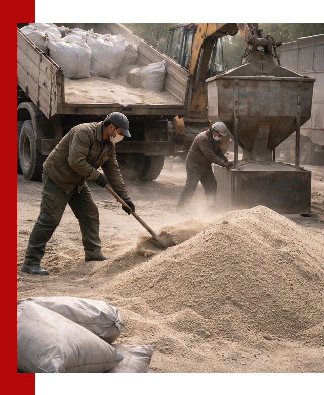 Кварцевый песок для пескоструя в Уссурийске — доставка и качество