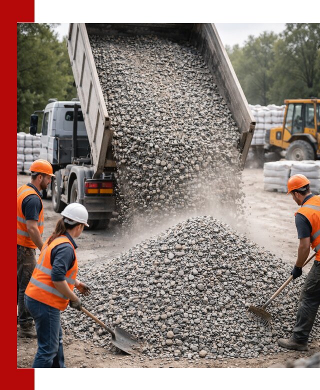 Доставка гравия и камня в Уссурийске оптом и в розницу