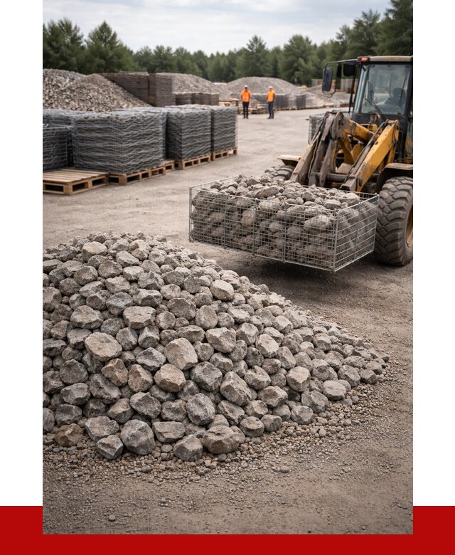 Камень для габионов фракция 70-150 в Уссурийске от 4330 р. | ПРОНЕРУДСср