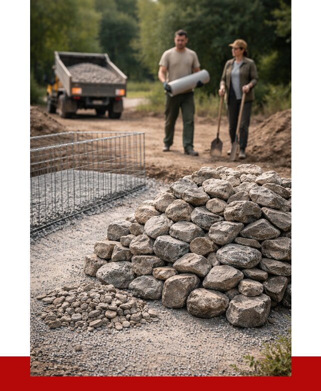 Камень для габионов фракция 100-200 в Уссурийске от 4949 р. | ПРОНЕРУДСср