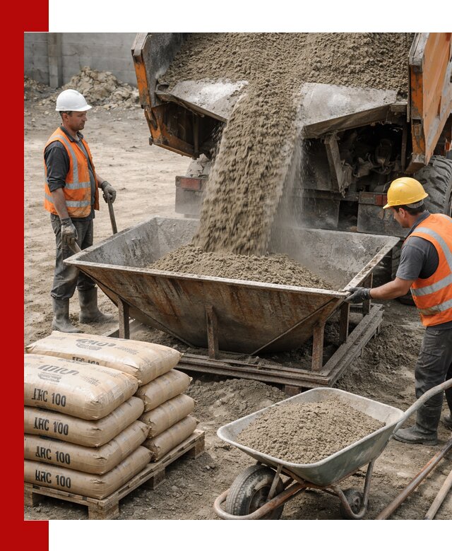 Доставка цементно-песчаной смеси М100 в Уссурийске