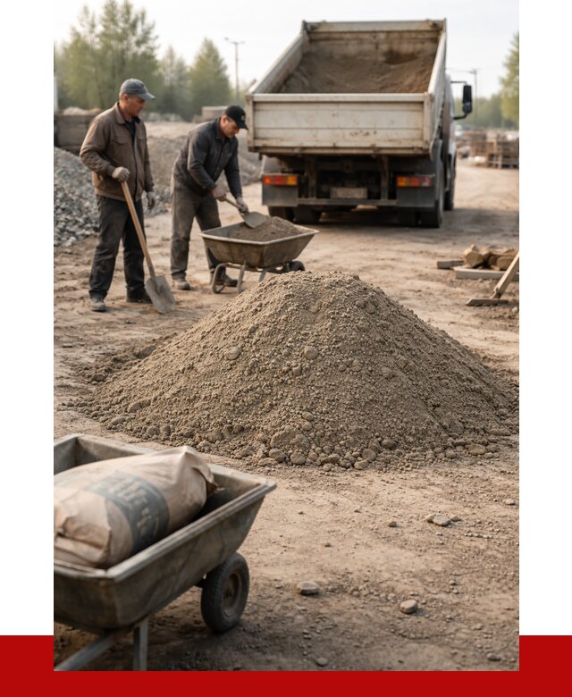 Цементно-песчаная смесь М150 в Уссурийске от 4846 р. | ПРОНЕРУДСср