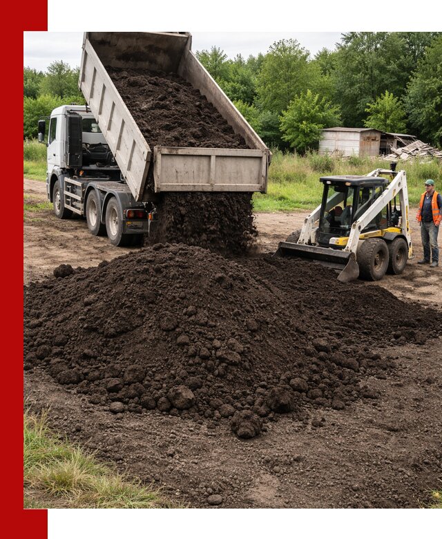 Поставка плодородной земли с доставкой самосвалом в Уссурийске
