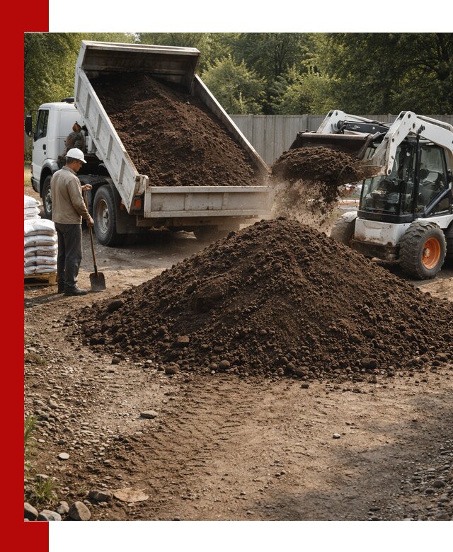 Доставка растительного грунта в Уссурийске от производителя оптом и в розницу