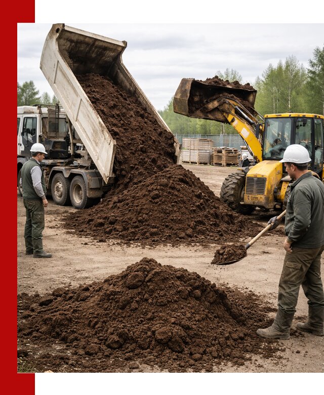 Доставка торфа оптом и в мешках в Уссурийске