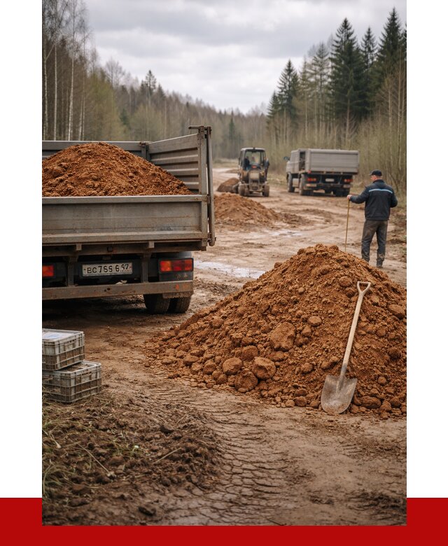 Глина и суглинки в Уссурийске от 4640 р. за куб | ПРОНЕРУДСср