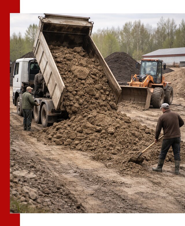 Доставка глин и суглинков в Уссурийске оптом и вкрай