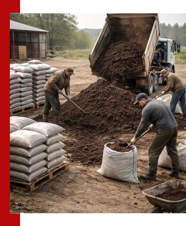 Доставка компоста оптом и в розницу в Уссурийске