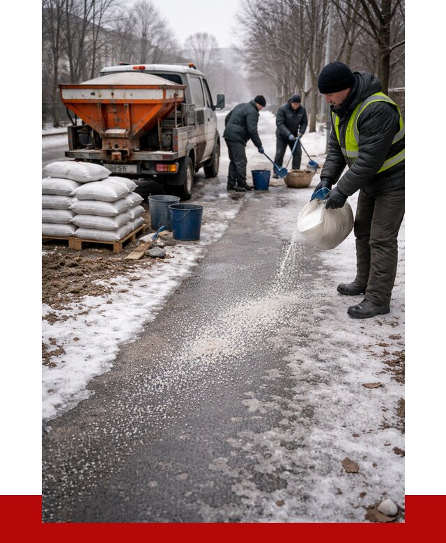 Реагент против гололеда в Уссурийске с доставкой от 4640 р. | ПРОНЕРУДСср