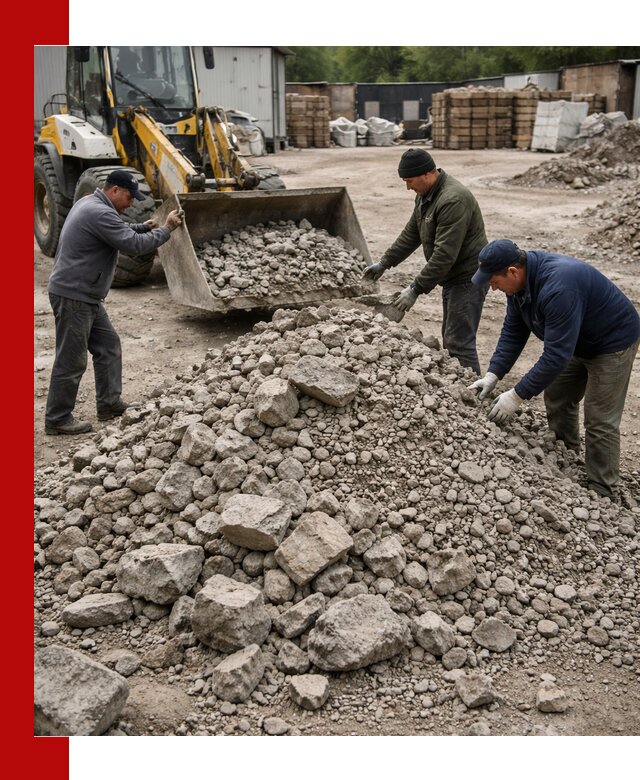 Демонтаж и вывоз бой бетона в Уссурийске