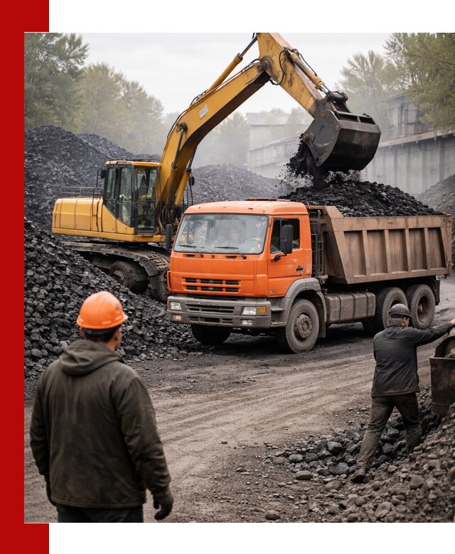 Доставка угля автотранспортом в Уссурийске быстро и выгодно