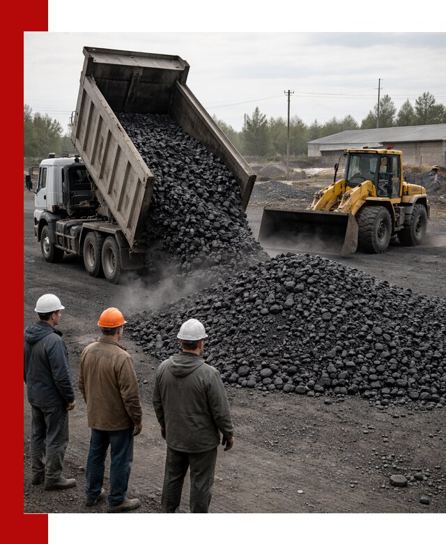 Доставка угля антрацита в Уссурийске с самосвалами и погрузкой