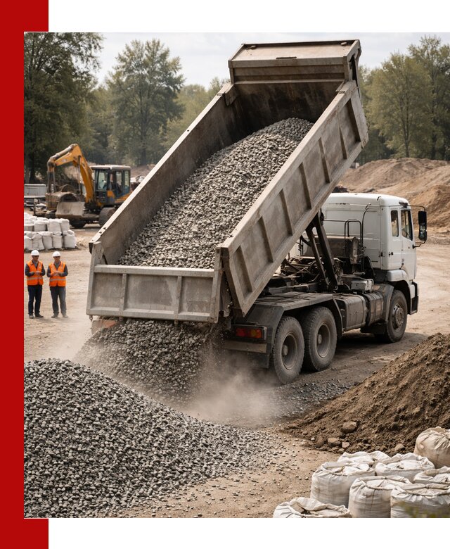 Аренда самосвала в Уссурийске для доставки сыпучих и нерудных материалов