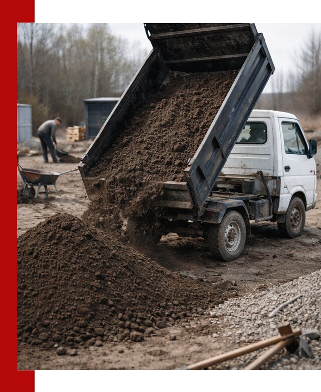 Аренда минисамосвала в Уссурийске для доставки сыпучих материалов