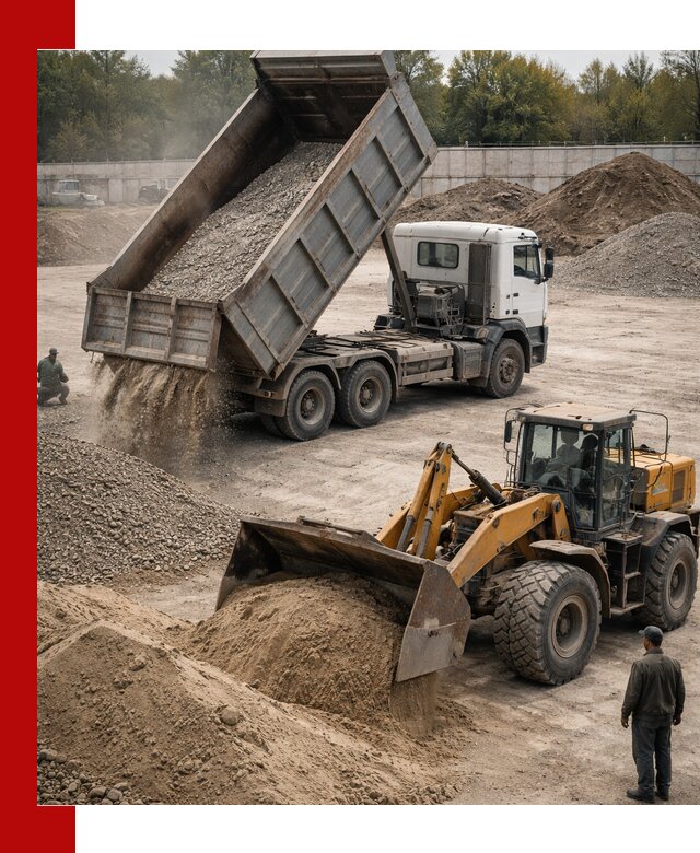 Перевозка сыпучих грузов самосвалами и бортовыми в Уссурийске