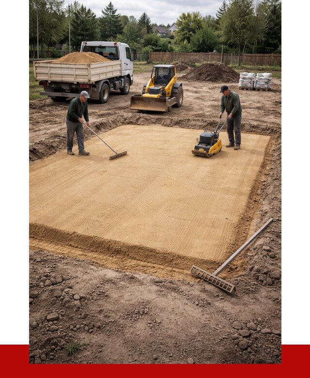 Устройство песчаной подушки в Уссурийске от 4640 р. ПРОНЕРУДСср