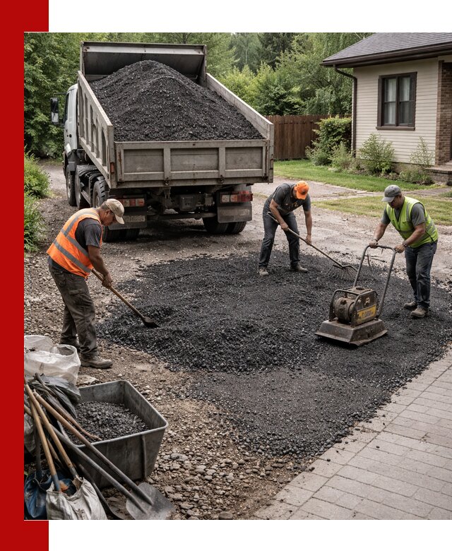 Асфальтовая крошка для двора с доставкой в Уссурийске